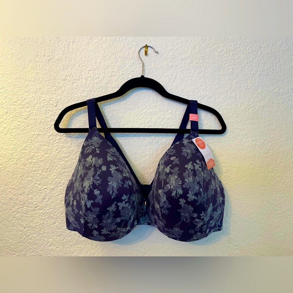 Cacique Invisible Backsmoother Lightly Lined Full Coverage Bra NWT 40G